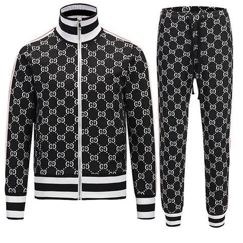 gucci tracksuit white|gucci tracksuits for men.